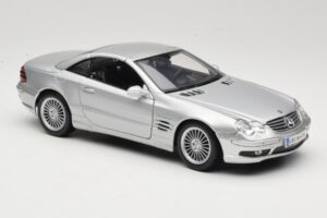 Mercedes SL55 AMG R230 Silber Maisto 1:18 36894 Metall – Bild 6 von 8