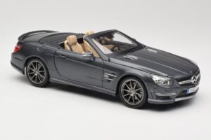 Mercedes SL65 AMG Black Series R230 Matte Black Maisto 1:18 36198 Metall – Bild 6 von 8