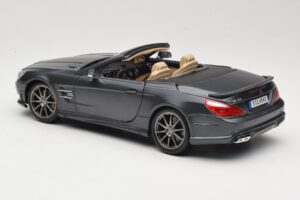 Mercedes SL65 AMG Black Series R230 Matte Black Maisto 1:18 36198 Metall – Bild 7 von 8