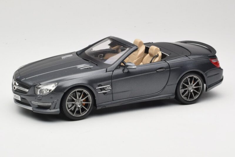 Mercedes SL65 AMG Black Series R230 Matte Black Maisto 1:18 36198 Metall