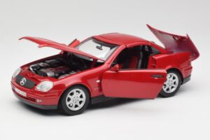 Mercedes SLK 230 R170 Rot Maisto 1:18 56023 Metall – Bild 3 von 9