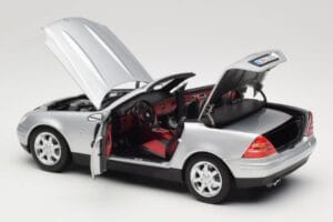 Mercedes SLK R170 Brilliant Silver Norev 1:18 183020 Metall – Bild 6 von 9