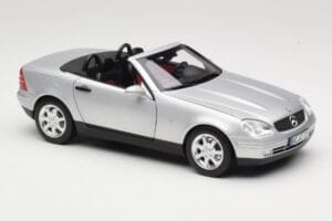 Mercedes SLK R170 Brilliant Silver Norev 1:18 183020 Metall – Bild 7 von 9