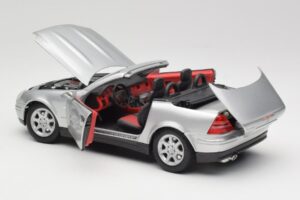 Mercedes SLK R170 Roadster Silber Maisto 1:18 31674 Metall – Bild 7 von 9