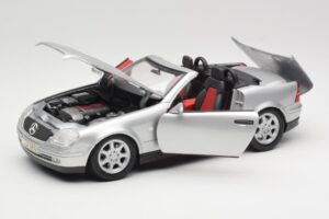 Mercedes SLK R170 Roadster Silber Maisto 1:18 31674 Metall – Bild 8 von 9