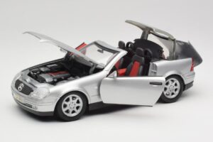 Mercedes SLK R170 Roadster Silber Maisto 1:18 31674 Metall – Bild 9 von 9