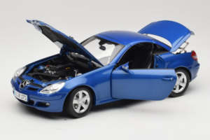 Mercedes SLK R171 Blue Metallic Minichamps 1:18 100033131 Metall – Bild 3 von 11