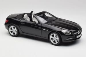 Mercedes SLK R172 Magnetite Schwarz Minichamps 1:18 B66960514 Metall – Bild 6 von 8