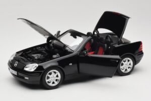 Mercedes SLK200 R170 Schwarz Norev 1:18 B66040714 Metall – Bild 2 von 9