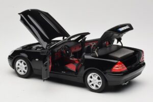 Mercedes SLK200 R170 Schwarz Norev 1:18 B66040714 Metall – Bild 6 von 9