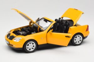 Mercedes SLK200 R170 Gelb Norev 1:18 B66040713 Metall – Bild 2 von 9