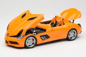 Mercedes SLR McLaren C199 Stirling Moss AMG Solarbeam Metallic Minichamps 1:18 100038400 Metall – Bild 2 von 8