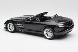 Mercedes SLR McLaren Roadster R199 Crystal Galaxit Schwarz Minichamps 1:18 B66961004 Metall – Bild 7 von 8