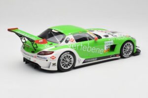 Mercedes AMG SLS C197 GT3 MS Racing #22 V. Sigacev / C. Stoll ADAC GT Masters 2011 Minichamps 1:18 151113102 Metall – Bild 2 von 6