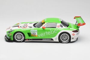 Mercedes AMG SLS C197 GT3 MS Racing #22 V. Sigacev / C. Stoll ADAC GT Masters 2011 Minichamps 1:18 151113102 Metall – Bild 3 von 6