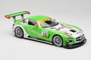 Mercedes AMG SLS C197 GT3 MS Racing #22 V. Sigacev / C. Stoll ADAC GT Masters 2011 Minichamps 1:18 151113102 Metall – Bild 4 von 6