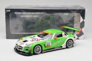 Mercedes AMG SLS C197 GT3 MS Racing #22 V. Sigacev / C. Stoll ADAC GT Masters 2011 Minichamps 1:18 151113102 Metall – Bild 6 von 6