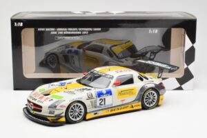 Mercedes SLS AMG GT3 #21 Rowe Racing Arnold / Roloff / Seyffarth / Jäger ADAC 24 Hours Nürburgring 2013 Minichamps 1:18 15113 – Bild 6 von 6