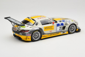Mercedes SLS AMG GT3 #21 Rowe Racing M. Hartung / N. Heyer ADAC 24 Hours Nurburgring 2013 Minichamps 1:18 151133121 Metall – Bild 2 von 6