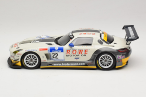 Mercedes SLS AMG GT3 #22 Rowe Racing R. Graf / M. Seyffarth ADAC 24h Nurburgring 2012 Minichamps 1:18 151123122 Metall – Bild 3 von 6