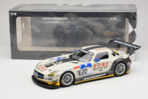 Mercedes SLS AMG GT3 #22 Rowe Racing R. Graf / M. Seyffarth ADAC 24h Nurburgring 2012 Minichamps 1:18 151123122 Metall – Bild 6 von 6