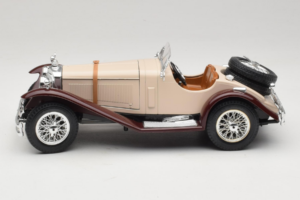 Mercedes SSK Beige & Dunkelrot Bburago 1:18 3009-M4 Metall – Bild 3 von 6