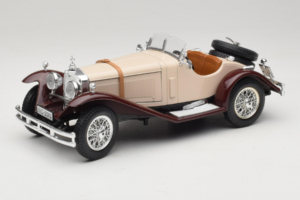 Mercedes SSK Beige & Dunkelrot Bburago 1:18 3009-M4 Metall