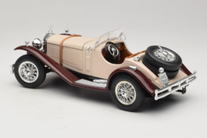 Mercedes SSK Beige & Dunkelrot Bburago 1:18 3009-M4 Metall – Bild 5 von 6