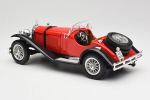 Mercedes SSK Rot & Schwarz Bburago 1:18 3009-M1 Metall – Bild 5 von 6