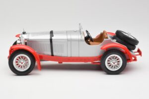 Mercedes SSK Silber & Rot Bburago 1:18 3009-M2 Metall – Bild 3 von 6