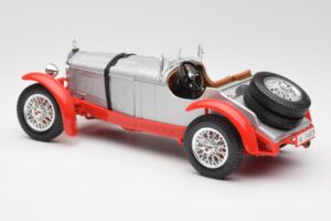 Mercedes SSK Silber & Rot Bburago 1:18 3009-M2 Metall – Bild 5 von 6