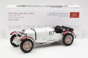 Mercedes SSKL R. Caracciola / W. Sebastian Mille Miglia Winner 1931 CMC 1:18 M-055 Metall – Bild 6 von 6