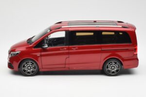 Mercedes V-Class W447 Designo Hyacinth Rot Metallic Norev 1:18 B66004166 Metall – Bild 3 von 7