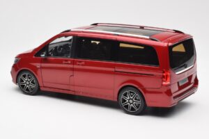 Mercedes V-Class W447 Designo Hyacinth Rot Metallic Norev 1:18 B66004166 Metall – Bild 6 von 7