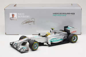 Mercedes W03 #8 N. Rosberg Mercedes AMG Petronas Showcar 2012 Minichamps 1:18 110120078 Metall – Bild 7 von 7