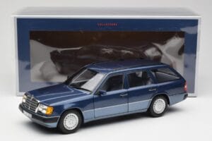 Mercedes 300D W124 T-Modell Nautical Blau Norev 1:18 183962 Metall – Bild 8 von 8