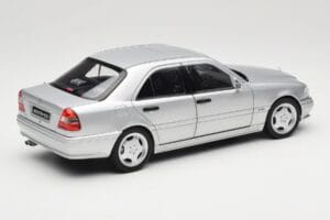 Mercedes C36 AMG W202 Silver Metallic Norev 1:18 183380 Metall – Bild 3 von 8