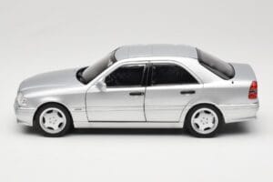 Mercedes C36 AMG W202 Silver Metallic Norev 1:18 183380 Metall – Bild 4 von 8