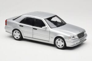 Mercedes C36 AMG W202 Silver Metallic Norev 1:18 183380 Metall – Bild 6 von 8