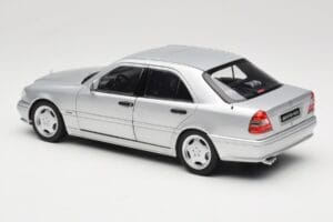Mercedes C36 AMG W202 Silver Metallic Norev 1:18 183380 Metall – Bild 7 von 8