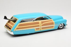 Mercury Merc Woodie Blau Hot Wheels 1:18 27806 Metall – Bild 3 von 8