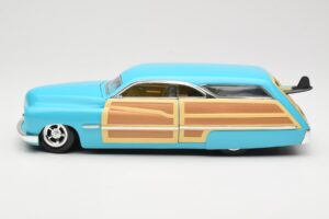 Mercury Merc Woodie Blau Hot Wheels 1:18 27806 Metall – Bild 4 von 8