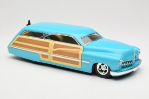 Mercury Merc Woodie Blau Hot Wheels 1:18 27806 Metall – Bild 6 von 8