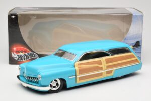 Mercury Merc Woodie Blau Hot Wheels 1:18 27806 Metall – Bild 8 von 8