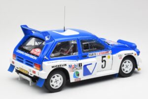 MG Metro 6R4 #5 T. Pond / R. Arthur Rally Monte Carlo 1986 Sun Star 1:18 5537 Metall – Bild 3 von 8