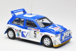 MG Metro 6R4 #5 T. Pond / R. Arthur Rally Monte Carlo 1986 Sun Star 1:18 5537 Metall – Bild 6 von 8