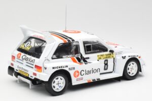 MG Metro 6R4 #8 P. Eklund / D. Whittock Rally Finland 1986 Sun Star 1:18 5536 Metall – Bild 3 von 8