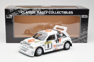MG Metro 6R4 #8 P. Eklund / D. Whittock Rally Finland 1986 Sun Star 1:18 5536 Metall – Bild 8 von 8