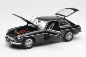 MGB GT Mk2 Coupe Racing Grün AUTOart 1:18 76602 Metall – Bild 2 von 8