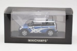 Mini Clubman R55 Cooper S Blue Metallic Onitsuka Tiger Minichamps 1:43 403138676 Metall – Bild 4 von 4